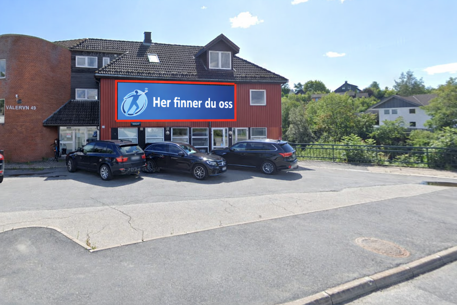 Her finner du oss - Vålerveien 49, Moss
