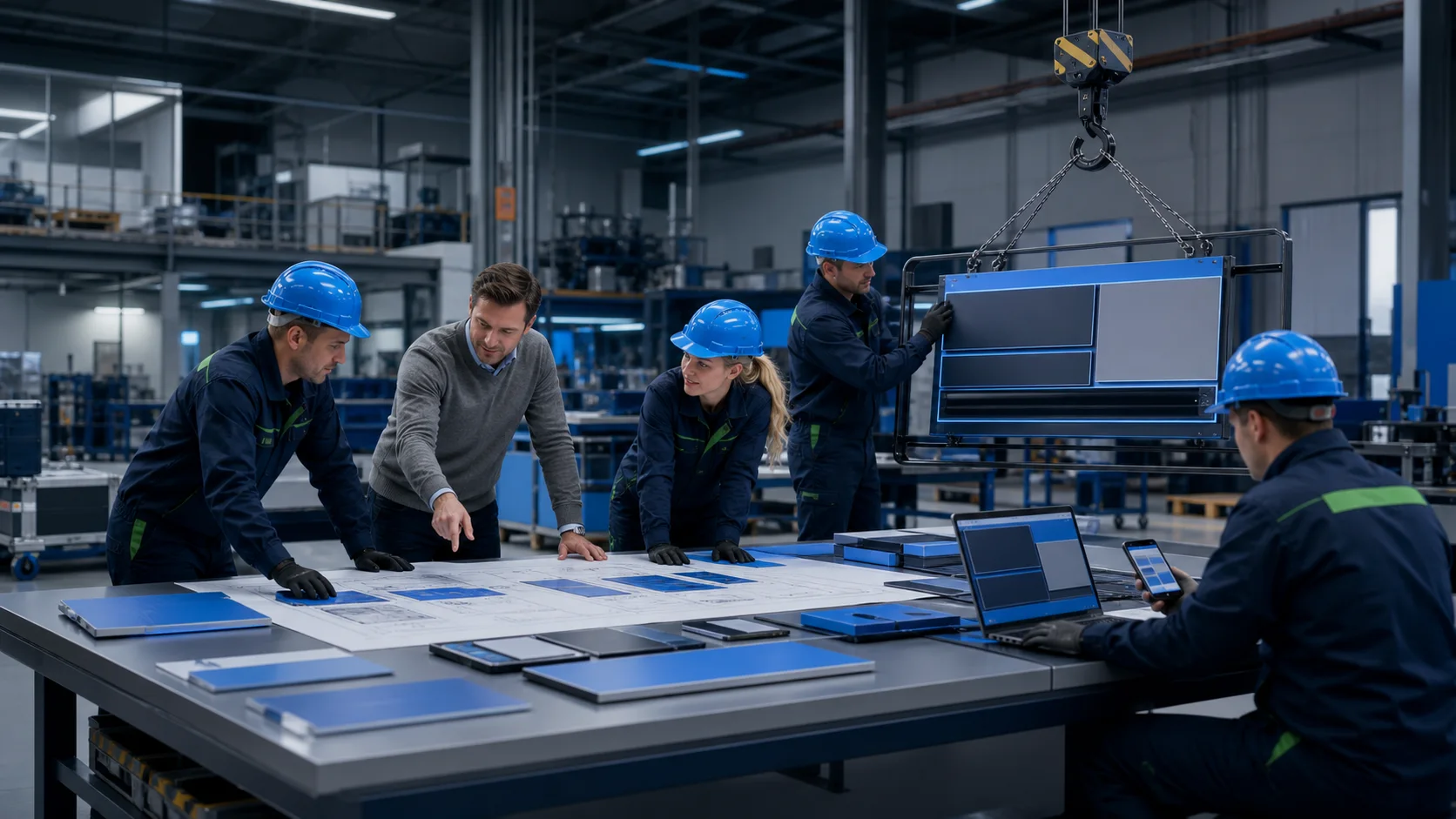 Bedriftseier og digitale håndverkere planlegger og bygger en programvareløsning trinn for trinn